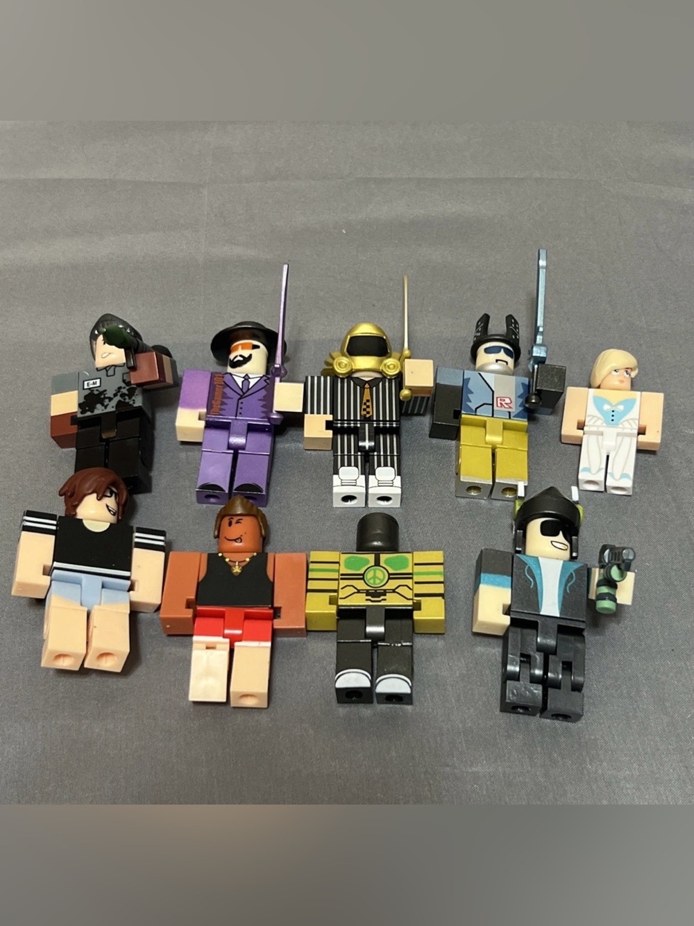 ROBLOX Action Figures Lot Of 9 Figures Mixed Lot Toys Characters